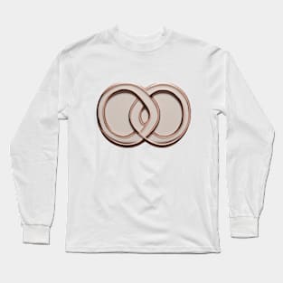 Infinity Rose Gold Shadow Silhouette Anime Style Collection No. 259 Long Sleeve T-Shirt